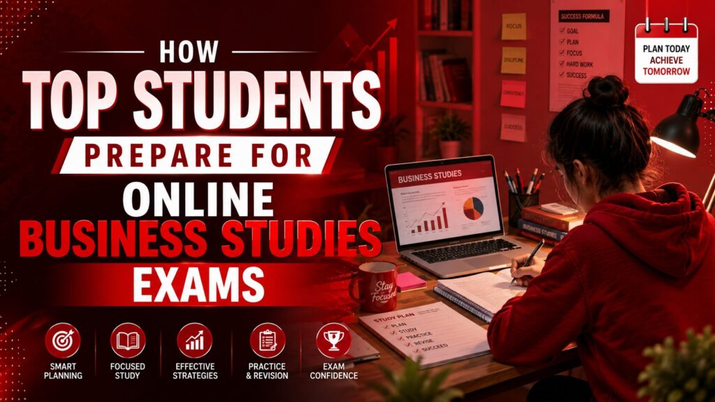 online business studies exam