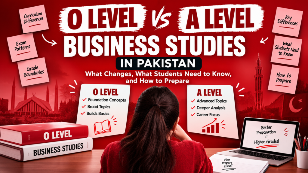 O level vs A level business studies in Pakistan