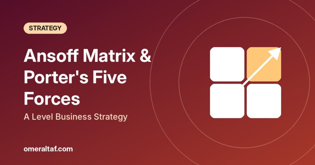 Ansoff Matrix & Porter's Five Forces for A Level Business - omeraltaf.com
