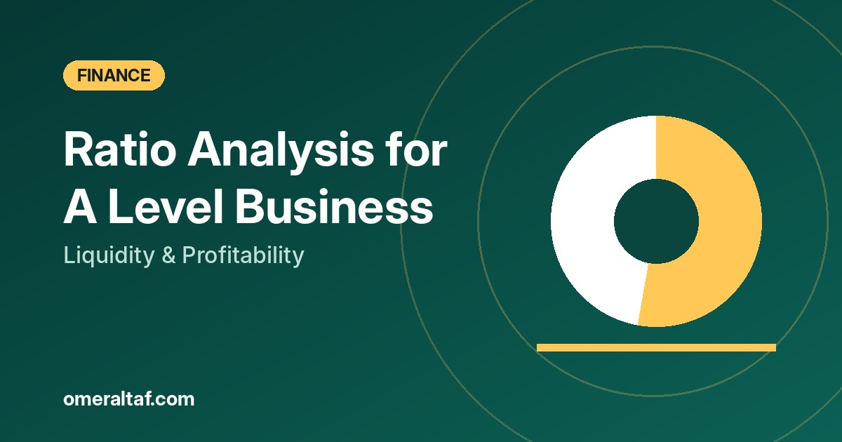 Ratio Analysis for A Level Business: Liquidity & Profitability - omeraltaf.com